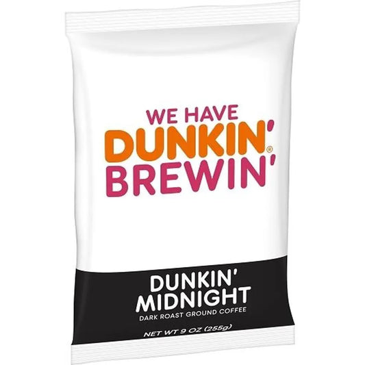 Dunkin' Midnight Urn Pack Roast And Ground, 9 Ounce/255g