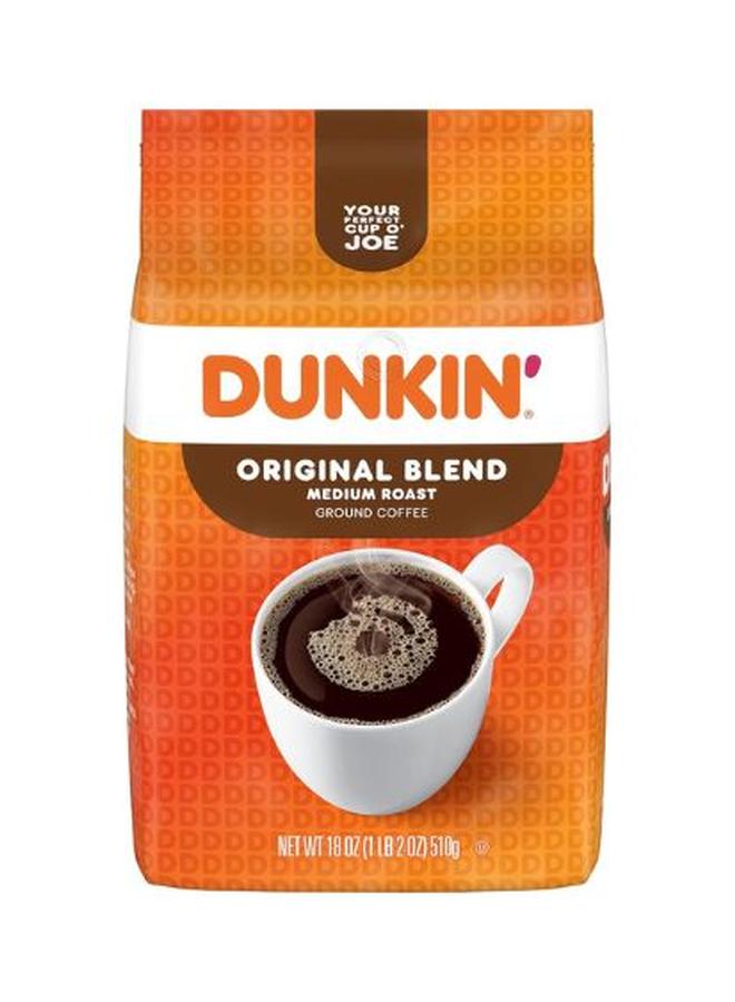 Dunkin' Original Roast And Ground Coffee Bag, 18 Ounce