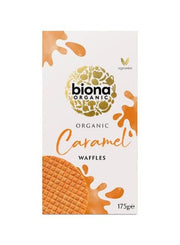 Biona Organic Caramel Waffles 175G