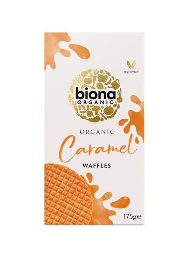 Biona Organic Caramel Waffles 175G