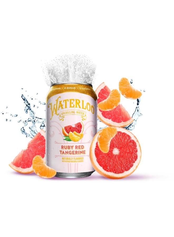 Waterloo Sparkling Water Ruby Red Tangerine 355Ml