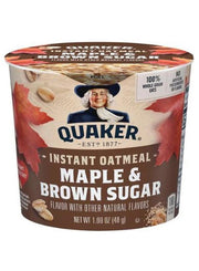 Quaker Maple & Brown Sugar Instant Oatmeal 48g
