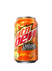 Mountain Dew LiveWire Orange Soda 355ml