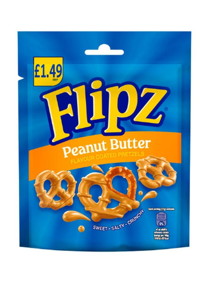 Mcvities Flipz Peanut Butter Flavour Coated Pretzel Snacks £1.49 Pmp 80G