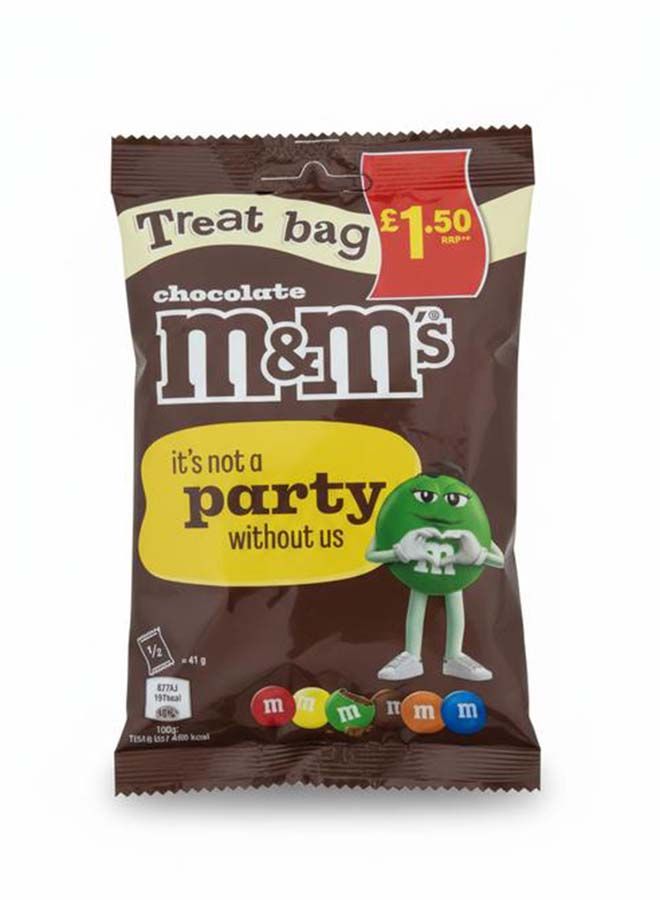 M&M's Choco Treat Bag Pmp 82G
