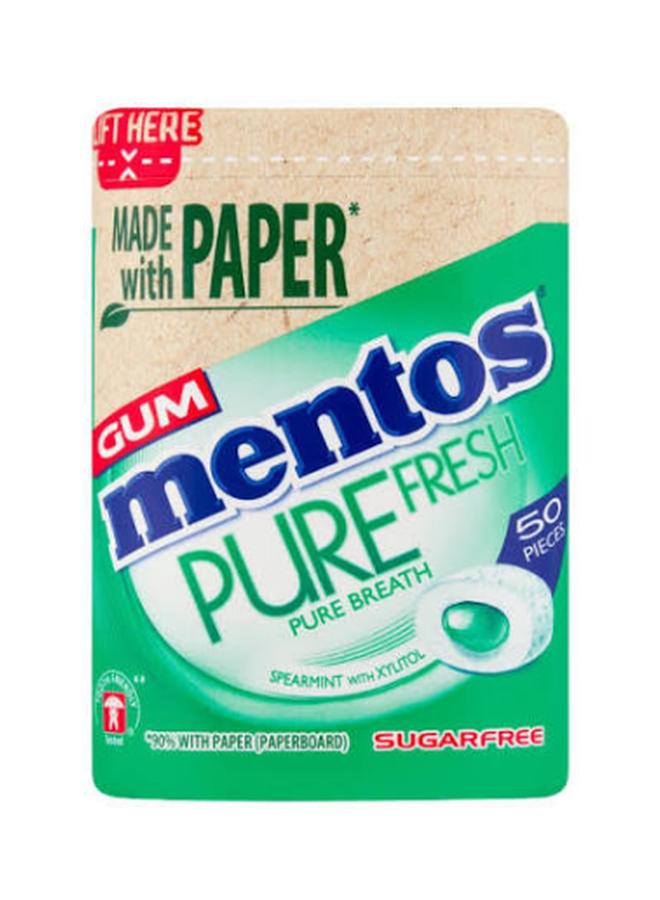 Mentos Gum Pure Fresh Spearmint (50pcsX100G)