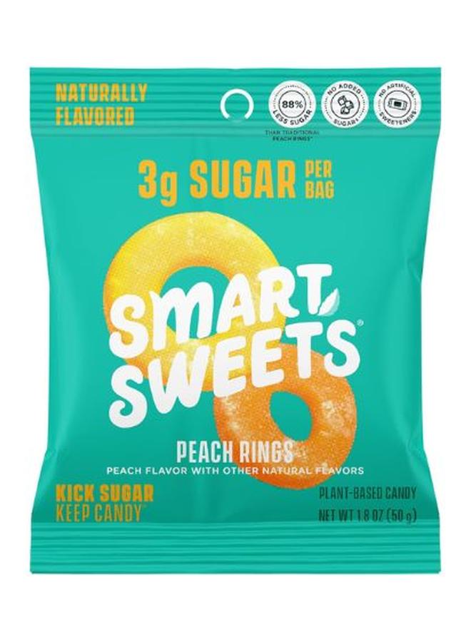 Smartsweets Peach Ring Gummy Candy 1.8oz