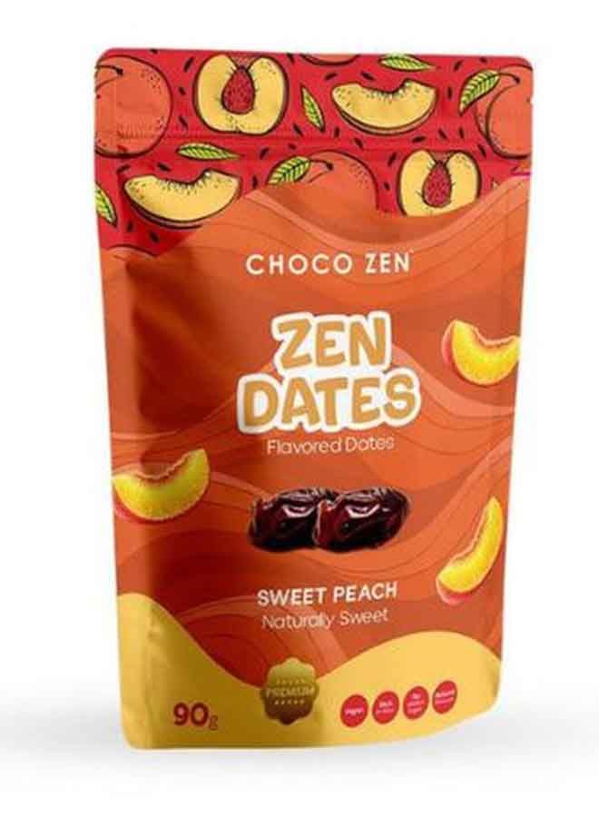 Choco Zen Sweet Peach Flavoured Dates 90g
