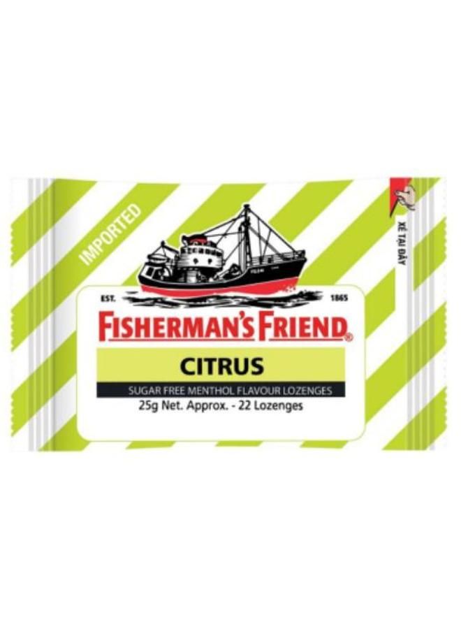 Fisherman'S Friend Sugarfree Candy Citrus 25G