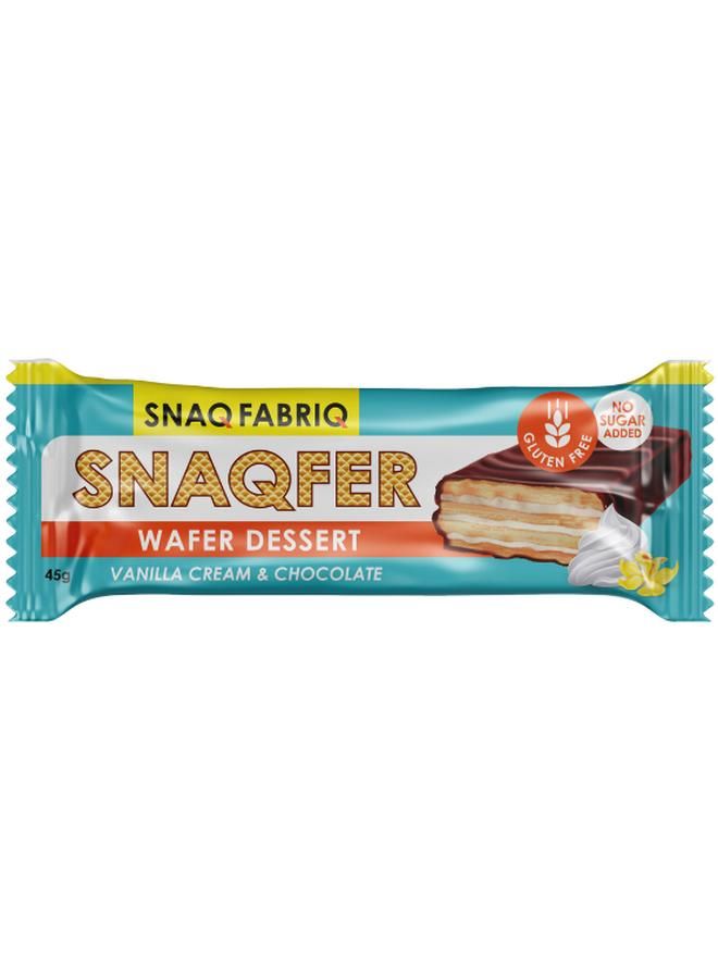 Snaqfer Vanilla Cream and Belgian Choc 45g