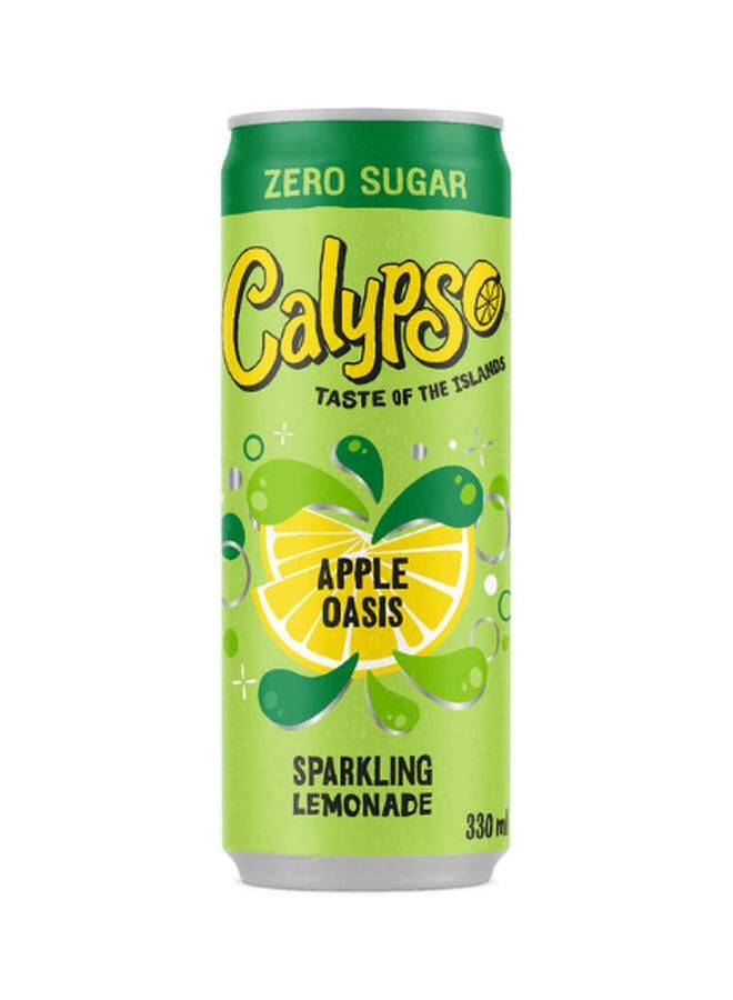 Calypso Apple Oasis Zero Sugar Sparkling Lemonade 330ml