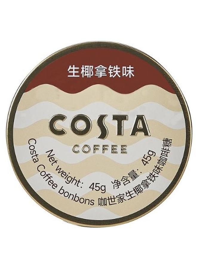 Costa-Costa Roasted Coconut Latte Flavored Coffee Candy 45G