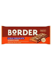 Border Milk Chocolate Ginger Bars 6 Pack 144g
