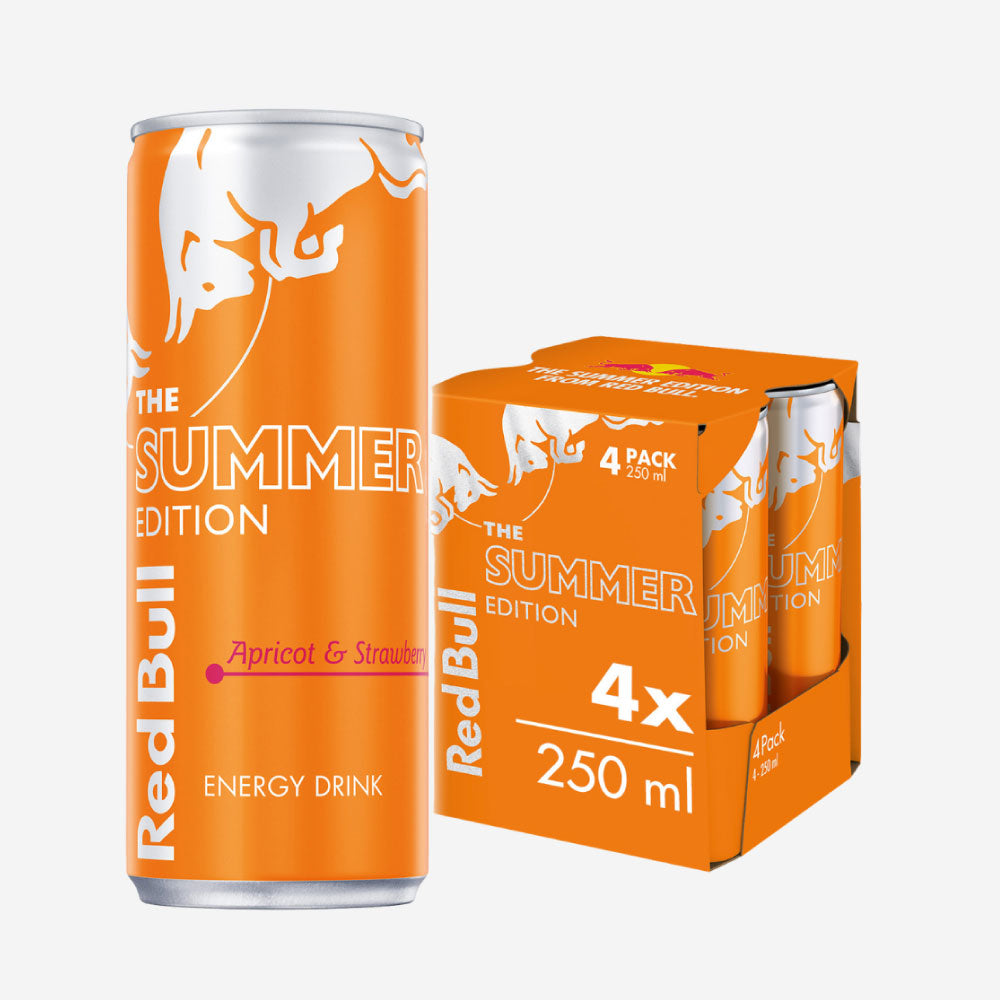 Red Bull The Apricot Edition Apricot-Strawberry Energy Drink 250ml