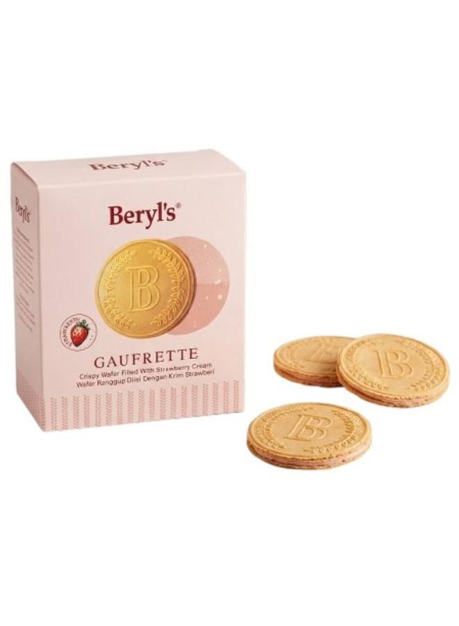Beryl's Almond Coated With Dark Chocolate GAUFRETTE - CRISPY WAFER FILLED WITH STRAWBERRY CREAM 36 X 60G