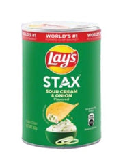 Lay's Stax Sour Cream Onion Potato Chips  - Halal 42G