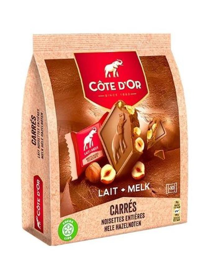 Cote Dor Mini Carre Milk Whole Hazelnut 200g