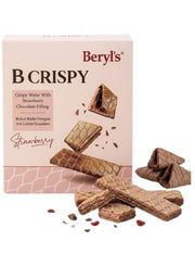 Beryl's Almond Coated With Dark Chocolate B.Crispy Wafer With Strawberry Chocolate Filling