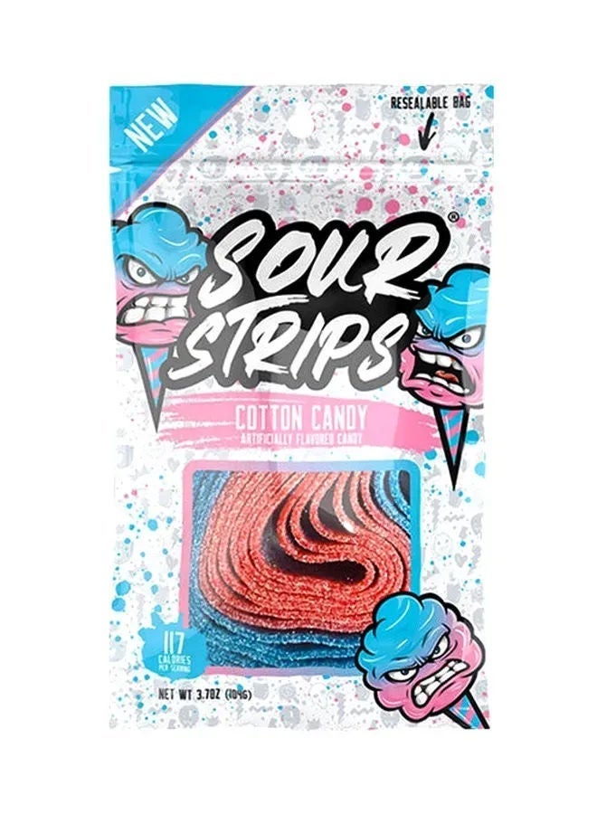 Sour Strips Cotton Candy 96g