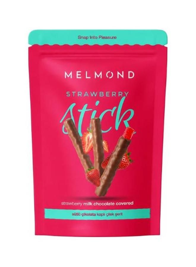 Milk Chocolate Coated Candied Strawberry Sticks (1*12)
