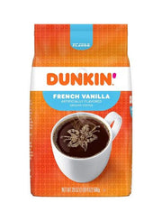Dunkin' French Vanilla Roast And Ground Coffee Bag, 18 Ounce,