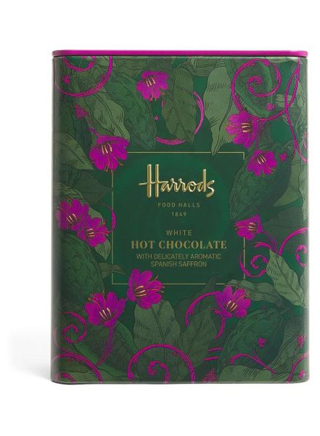 Harrods White Hot Chocolate with Spanish Saffron 250g