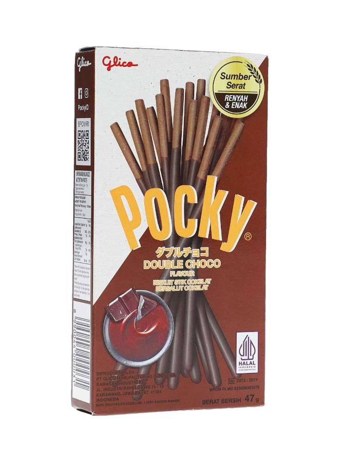Pocky Biscuit Stick Double Choco 47g