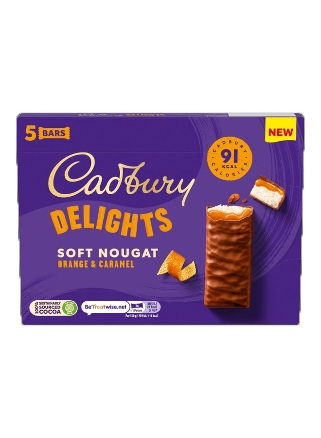 Cadbury Delights Nougat Orange & Caramel