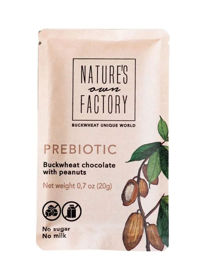 Natures Factory Buckwheat With Peanut Chocolate 20g