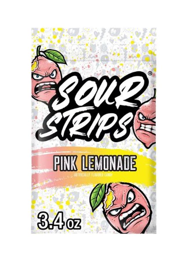 SOUR STRIPS PINK LEMONADE 96g*50