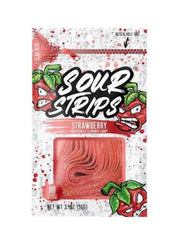 Sour Strips Strawberry Candy 96g