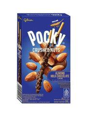 Pocky Biscuit Stick With Crushed Nuts Almond Milk Chocolate 25Gr