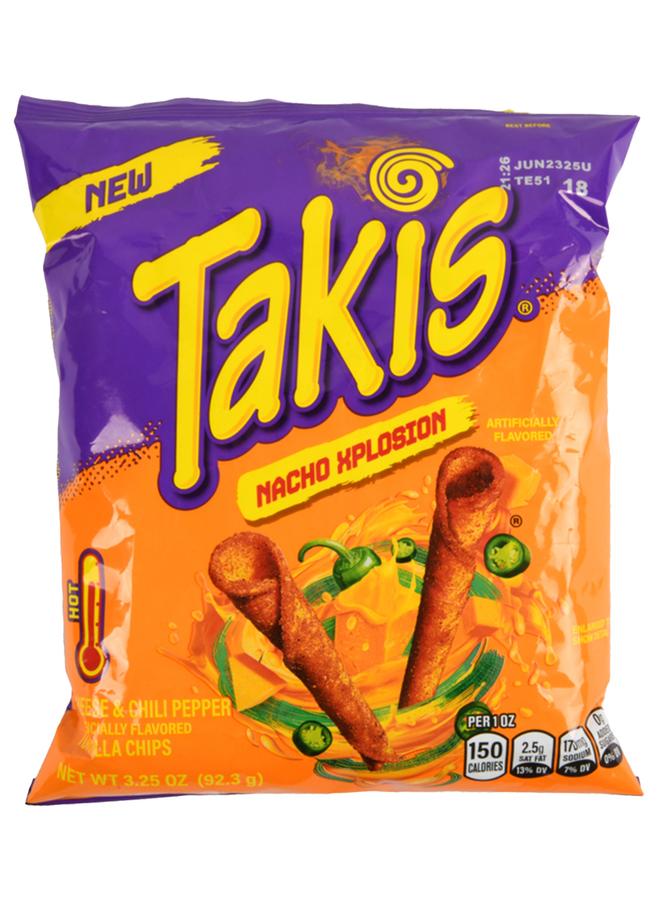 Takis Nacho Xplosion Rolled Tortilla Chips- 3.25oz