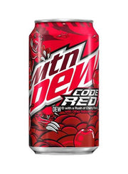 Mountain Dew Code Red Cherry Flavor 355ml