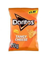 Doritos Tangy Cheese Tortilla Chips Crisps 70G Pmp