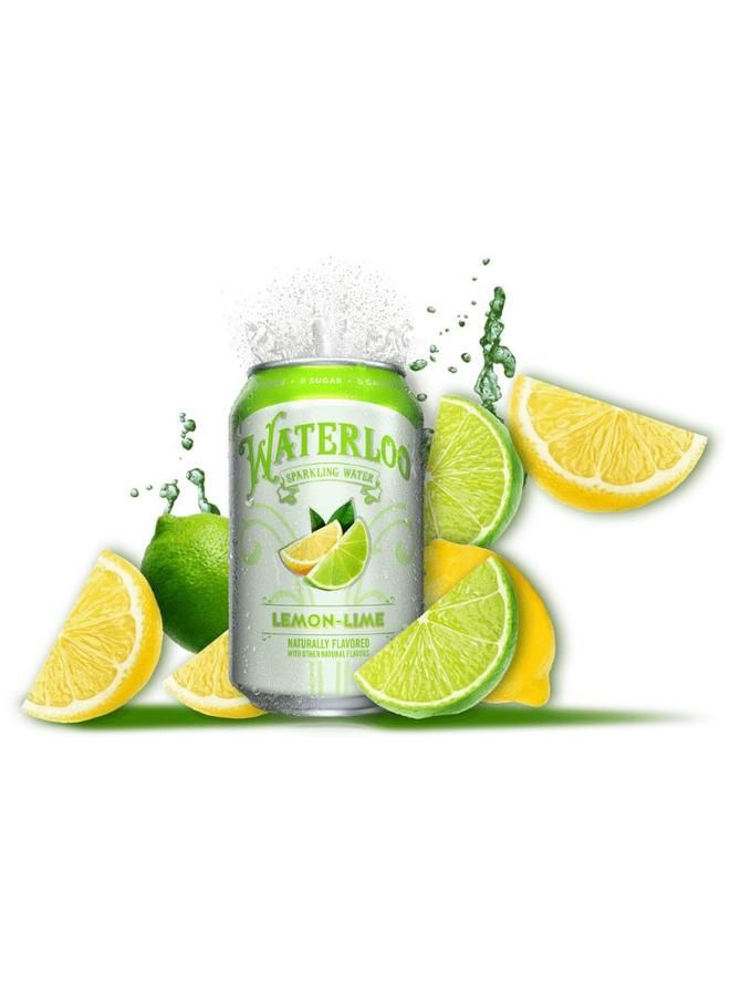 Waterloo Sparkling Water Lemon-Lime 355Ml