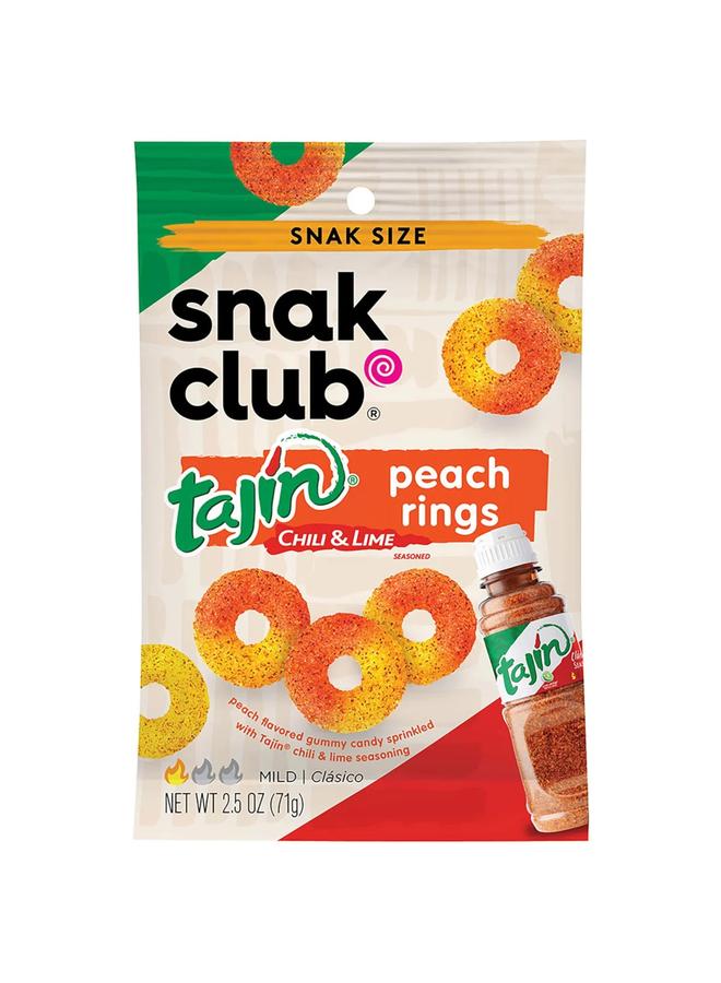 Snak Club Taji Peach Rings 2.50oz