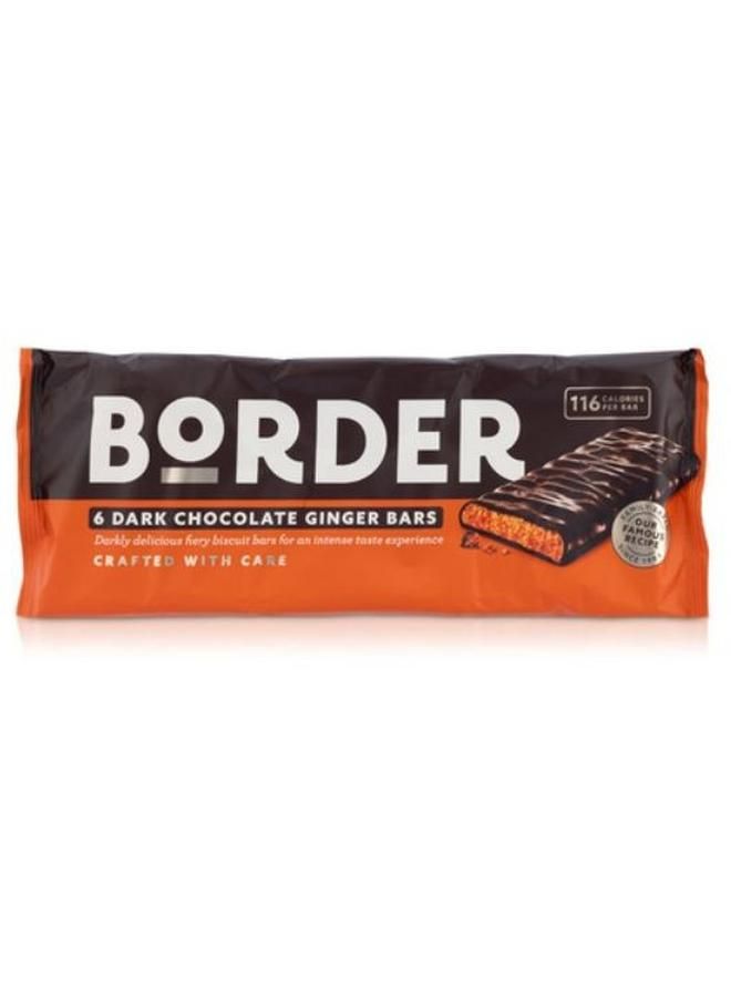 Border Dark Chocolate Ginger Bars