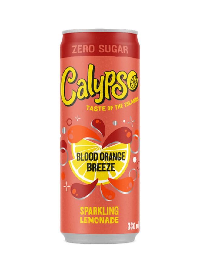 Calypso Can Blood Orange Breeze Sparkling Lemonade Zero Sugar 330Ml
