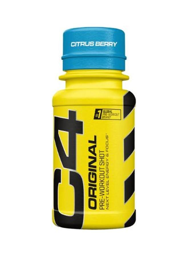 C4 Citrus Berry Energy Shots 12 × 60ml