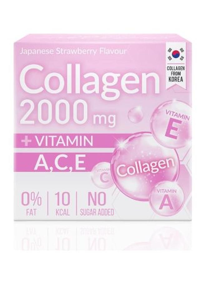 Collagen 2000mg+Zink+Vitamin ACE Strawberry 3.5g