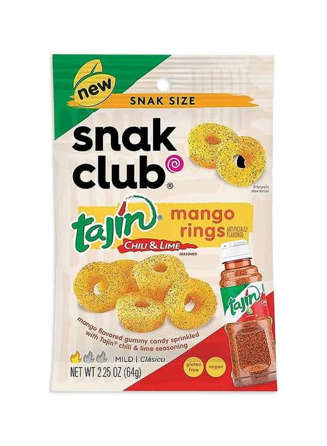 Snak Club Tajin Mango Rings 2.25Oz