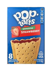 Pop-Tarts Unfrosted Strawberry Toaster Pastries 384g, 8 Pastries