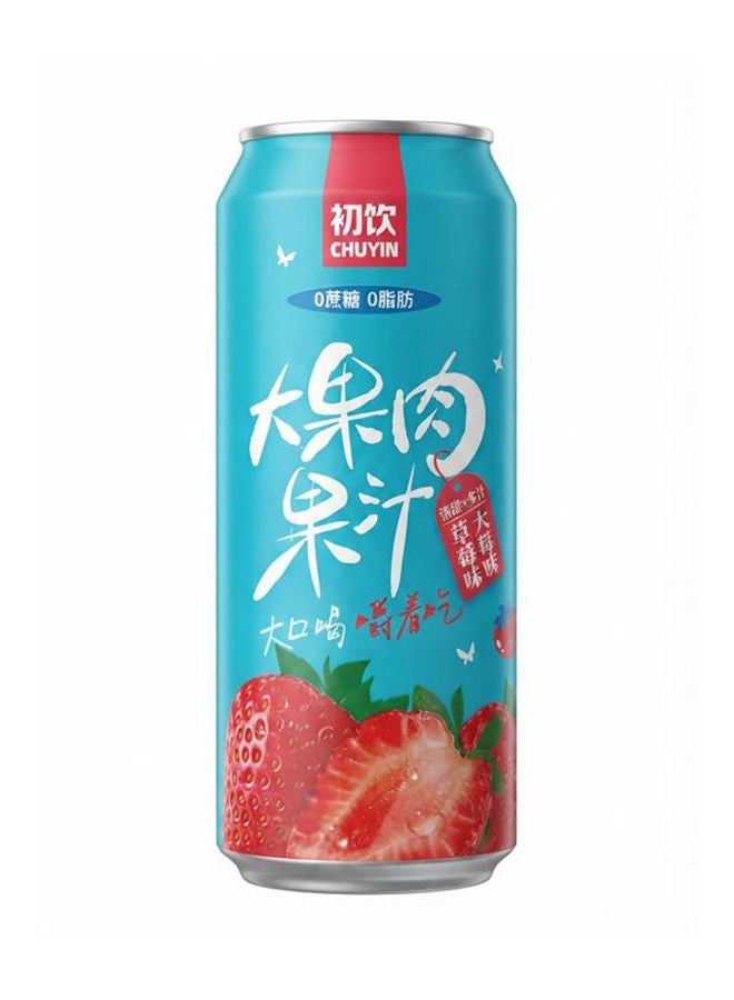 Chuyin Composite Strawberry Juice Pulp Drink 500ml