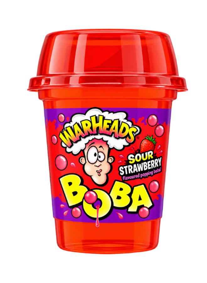 WARHEADS BOBA STRAWBERRY 400ML