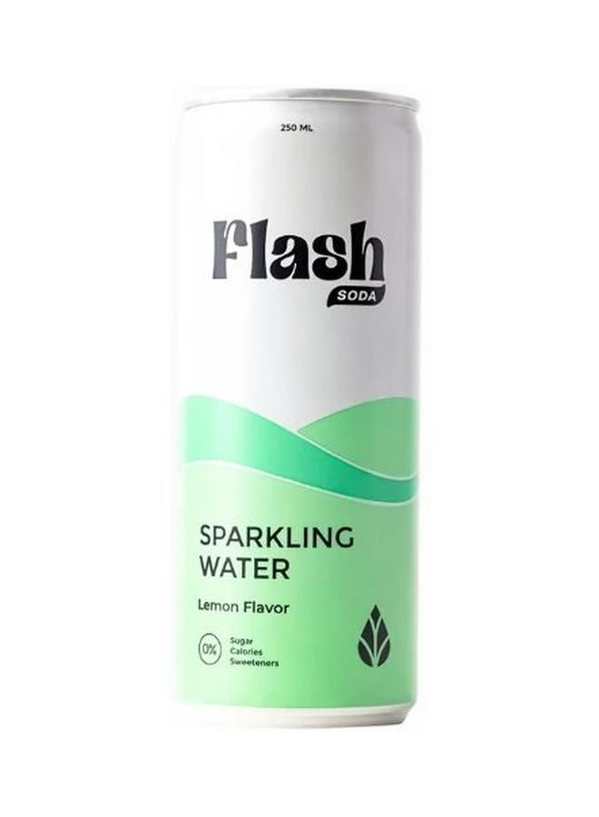 Flash Soda Sparkling Water Lemon Flavor 250ml
