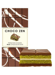 CHOCO ZEN PISTACHIO KUNAFA MILK CHOCOLATE BAR-100G