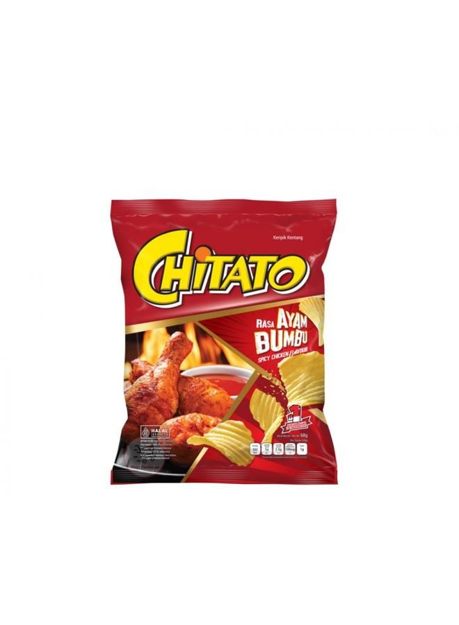 Chitato Potato Chips 65g Spicy Chicken