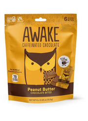 Awake Chocolate Peanut Butter Milk Chocolate Bites 8 Count