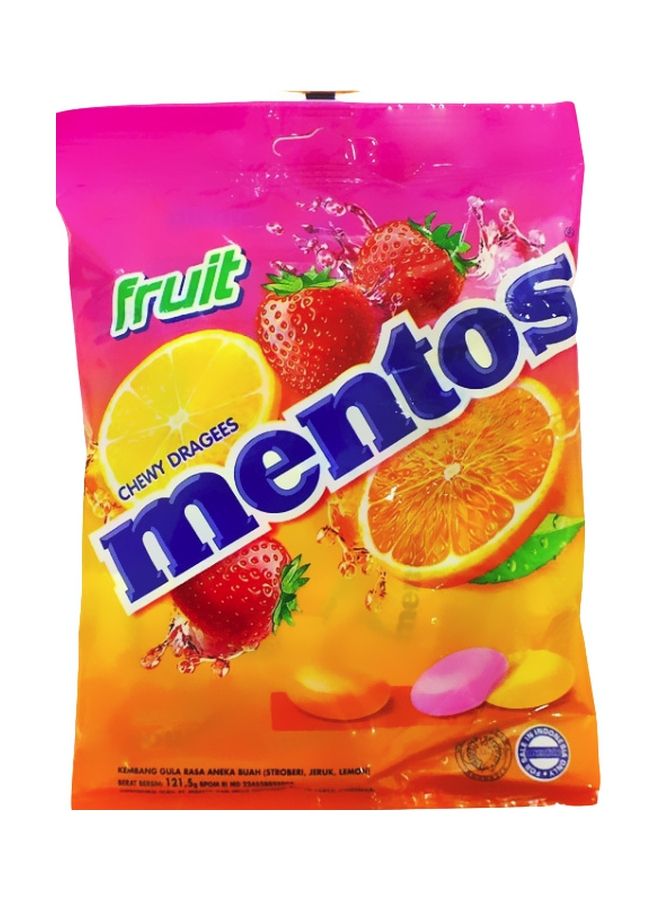 Mentos Single Flow Wrap Fruit 135Gr